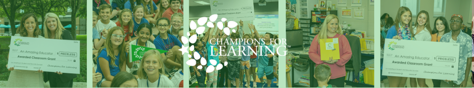 Champions for Learning Header